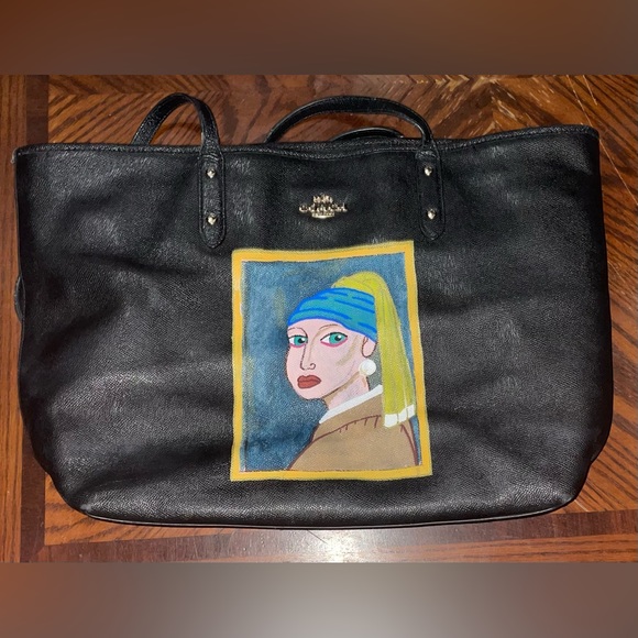Girl With A Pearl Earring Coach Bag - Picture 1 of 5